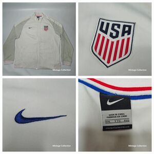 Nike Soccer Futbol USA Olympic team N98 Authentic White Track Jacket 2016/17 XXL